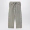 Carhartt Landon Loose Tapered Cotton Pants In Gray