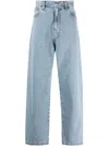Carhartt Jeans  Wip Men Color Gnawed Blue In Blue