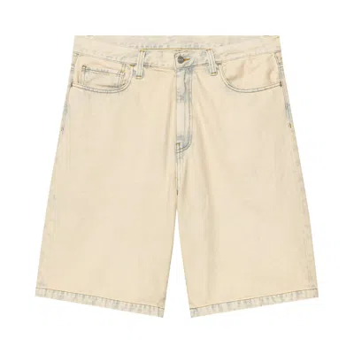 Pre-owned Carhartt Wip Landon Short 'blue/sand Bleached' | Men's Size 32