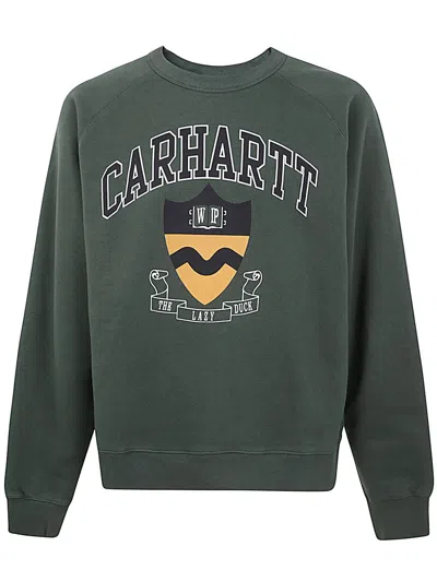Carhartt Lazy Duck Academy Sweater In Green