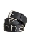 Carhartt Script 4cm Studded Leather Belt
