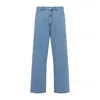 Carhartt Loose Tapered Fit 5-pockets Trousers In Blue