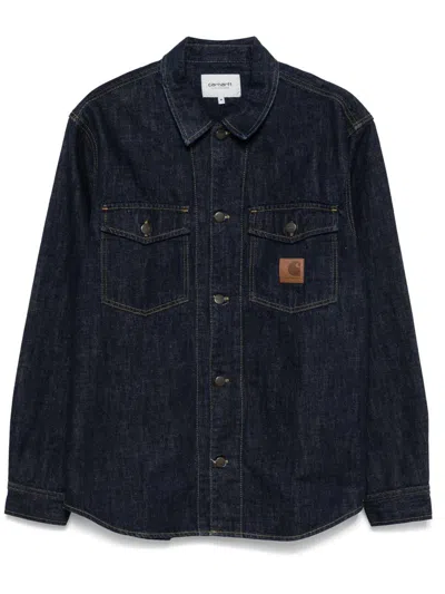 CARHARTT CARHARTT WIP LINCOLN SHIRT JACKAT `CAMANO` DENIM