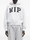 Carhartt Wip Logo-appliqué Hoodie In Gray