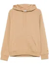 Carhartt Logo Cotton Hoodie With Drawstring Hood