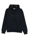 Carhartt Wip Main Logo Cotton Hoodie In Black