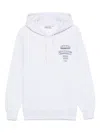Carhartt Logo Cotton Hoodie With Drawstring Hood In White