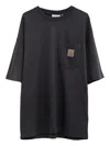 Carhartt Hudson Pocket Short-sleeved T-shirt In Black