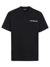 Carhartt Archive Script Printed T-shirt In Black