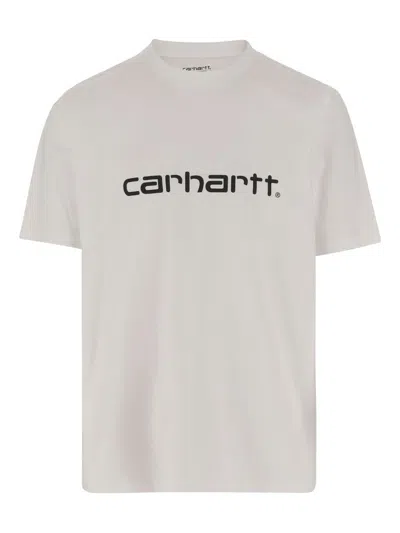 CARHARTT CARHARTT WIP LOGO COTTON T-SHIRT