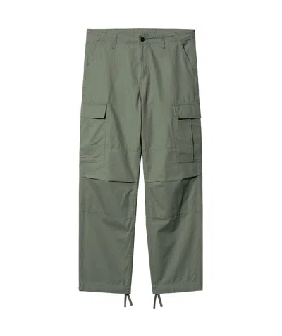 CARHARTT CARHARTT WIP LOGO PATCH STRAIGHT LEG PANTS