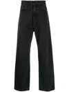 Carhartt Loose-fit Cotton Denim In Black