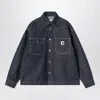 Carhartt Wip Louis Shirt Jacket In Blue Denim In Blue