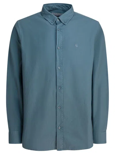 Carhartt Wip "l/s Bolton" Shirt In Green