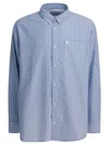 Carhartt Cassel Long-sleeved Stripe Shirt In Blue