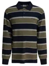Carhartt Malone Long-sleeved Rugby Polo T-shirt In Green
