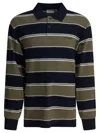 Carhartt Malone Long-sleeved Rugby Polo T-shirt In Green