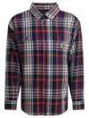 Carhartt Tamblyn Plaid Check Long-sleeved Shirt In Blue