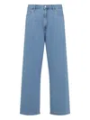 Carhartt Loose Tapered Fit 5-pockets Trousers In Blue
