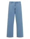 Carhartt Lucas Jeans In Cyan Denim In Blue