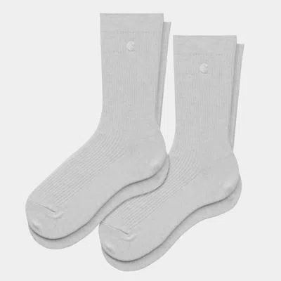 Carhartt Wip Madison Packs Socks In Gray