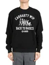 Carhartt Main Basics Crewneck Sweatshirt In Black