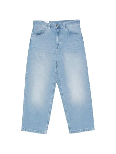 Carhartt Wip Main Brandon Cotton Trousers In Blue