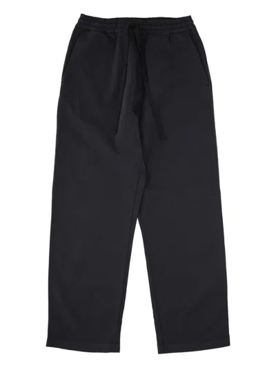 Carhartt Wip Main Cotton Blend Trousers In Black
