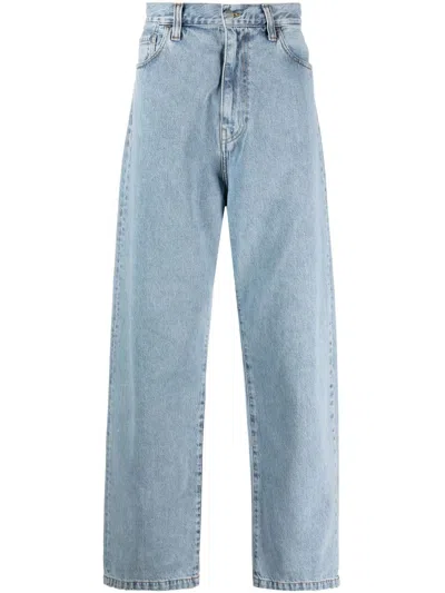 Carhartt Wip Main Denim Cotton Jeans In Blue