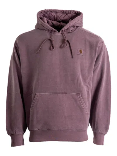 Carhartt Wip Main Logo Cotton Hoodie In Animal Print