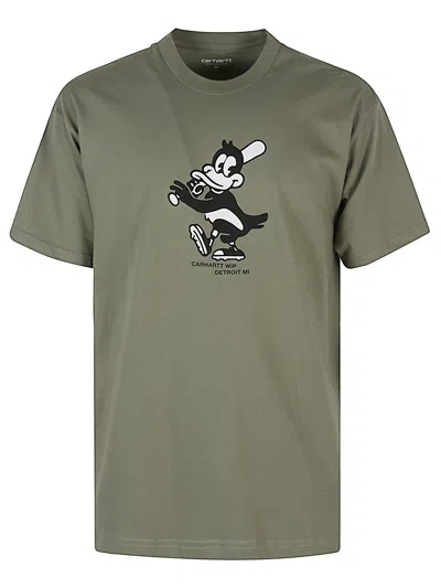 Carhartt Wip Main Printed Cotton T Shirt
