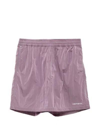 Carhartt Wip Swimsuit With Logo In Purple