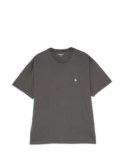 Carhartt Wip Main T-shirts And Polos Grey In Gray