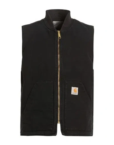 Carhartt Wip Man Vest Black Size M Organic Cotton