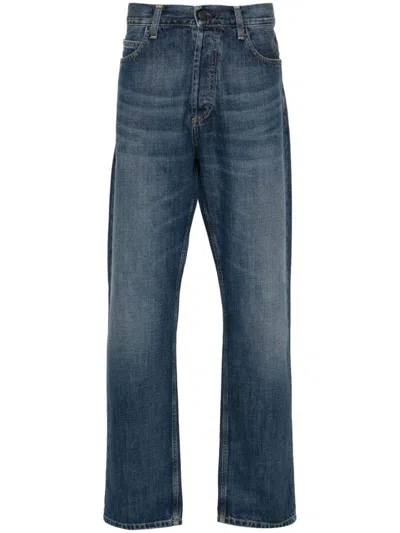 Carhartt Marlow Mid-rise Straight-leg Jeans In Blue