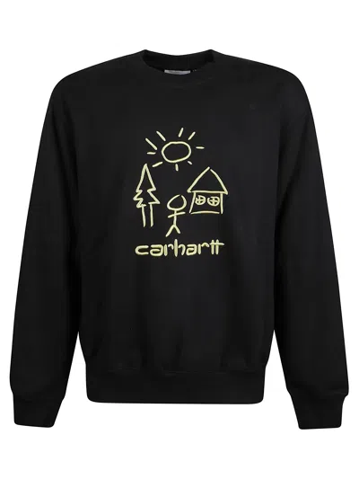 Carhartt Wip Masterpiece Sweatshirt In Black