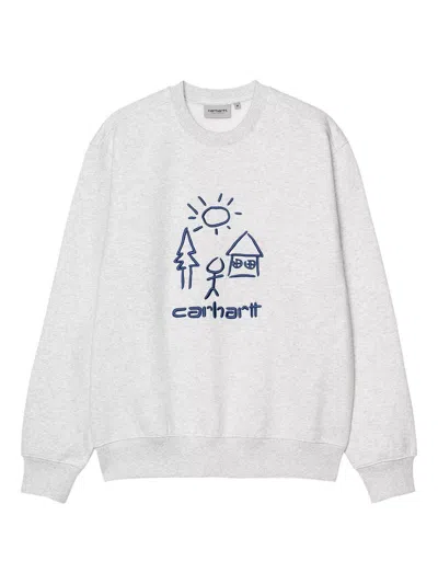 Carhartt Wip Masterpiece Sweatshirt In Gray