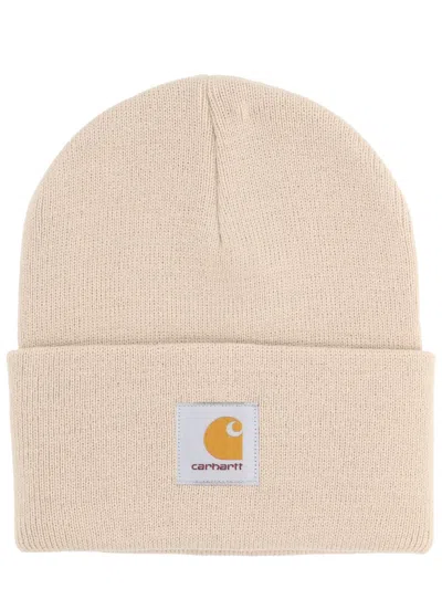Carhartt Wip Men's 100% Acrylic 9 Gauge Hat In Beige