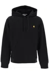 Carhartt -wip Hooded American Script Sweatshirt In Black