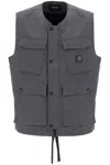 Carhartt Work In Progress Balto Water Repellent Cargo Vest In Grey