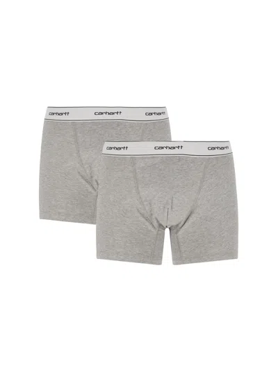 Carhartt Wip Men's Cotton Stretch Boxer Briefs In Grey