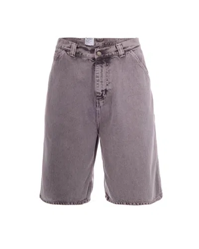Carhartt Wip Men's Denim Shorts - Ss26 Collection In Shale