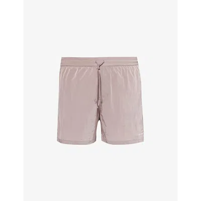 Carhartt Tobes Slip-pocket Swim Shorts In Glassy Pink / White