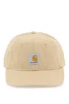 Carhartt Work In Progress Icon Adjustable Baseball Cap In Beige