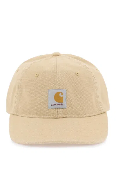 Carhartt Logo-patch Baseball Cap In Brown