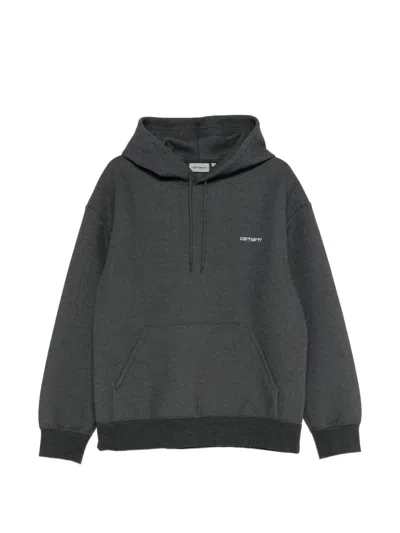 Carhartt Wip Men's Sweatshirt - Hooofd Alda Style In Gray