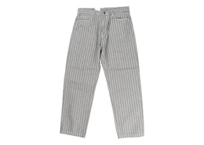 Pre-owned Carhartt Wip Menard Pant In Rinsed Grey