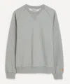 Carhartt Chase Crew-neck Sweatshirt In Gray