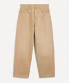 Carhartt Wip Mens Landon Canvas Loose Tapered-fit Trousers In Neutral