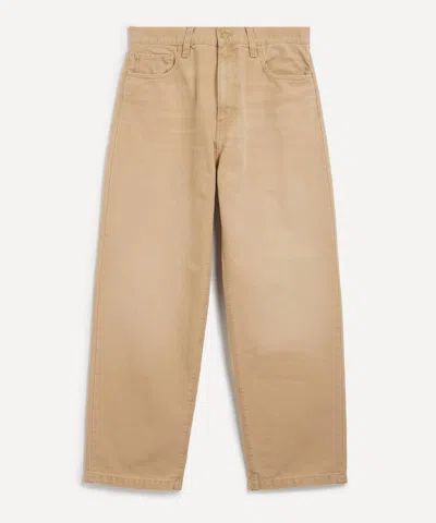 Carhartt Wip Mens Landon Canvas Loose Tapered-fit Trousers In Neutral